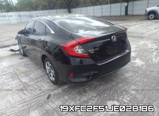 19XFC2F51JE028186 фото 4