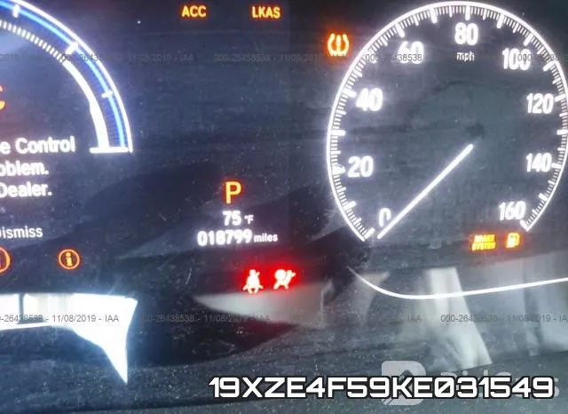 19XZE4F59KE031549 фото 8