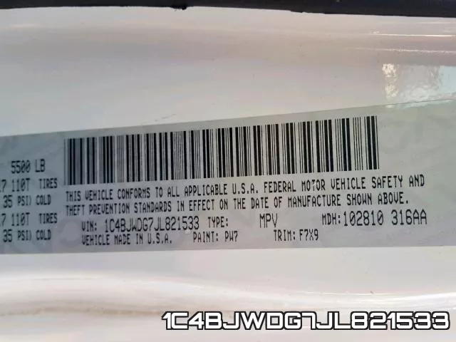 1C4BJWDG7JL821533 фото 2