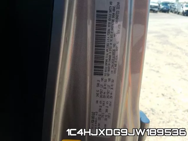 1C4HJXDG9JW189536 фото 2