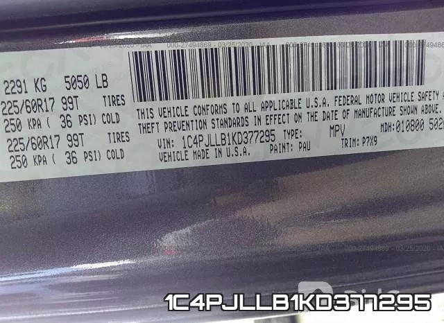 1C4PJLLB1KD377295 фото 10
