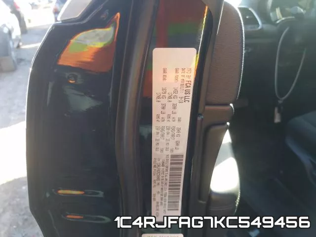 1C4RJFAG7KC549456 фото 2