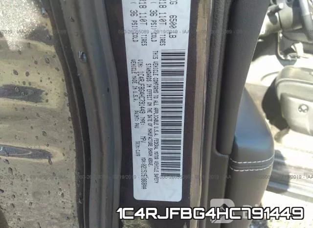 1C4RJFBG4HC791449 фото 10