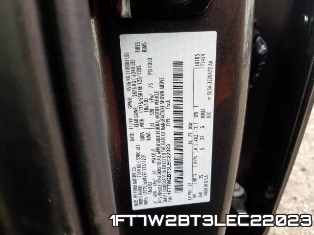 1FT7W2BT3LEC22023 фото 2
