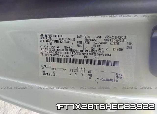 1FT7X2BT6HEC83922 фото 10
