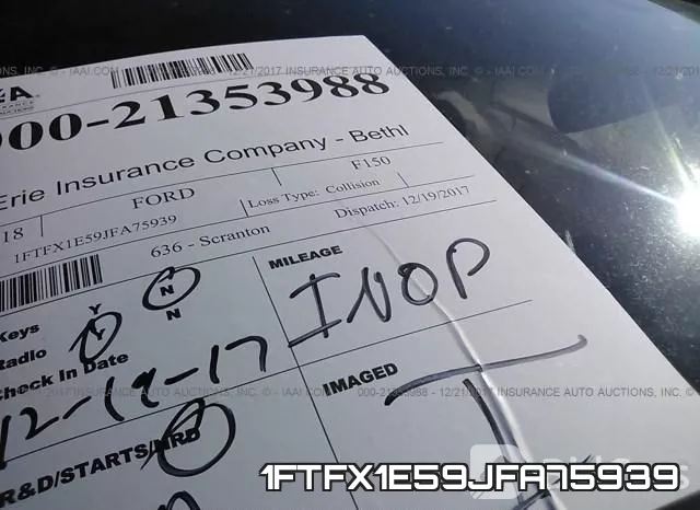 1FTFX1E59JFA75939 фото 8