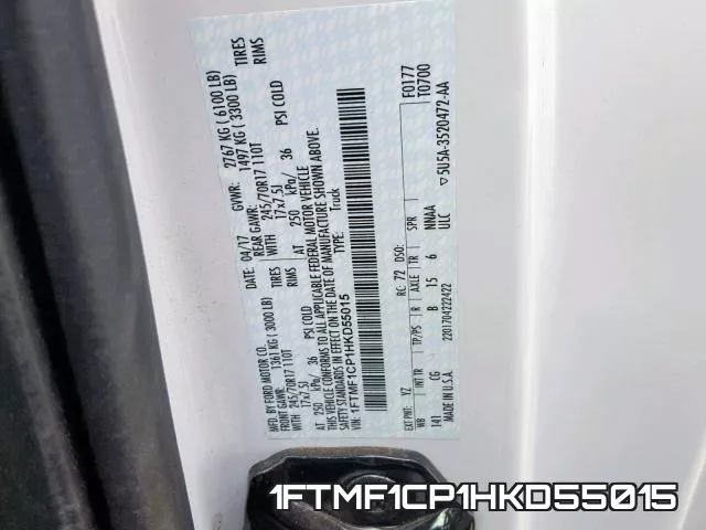 1FTMF1CP1HKD55015 фото 2