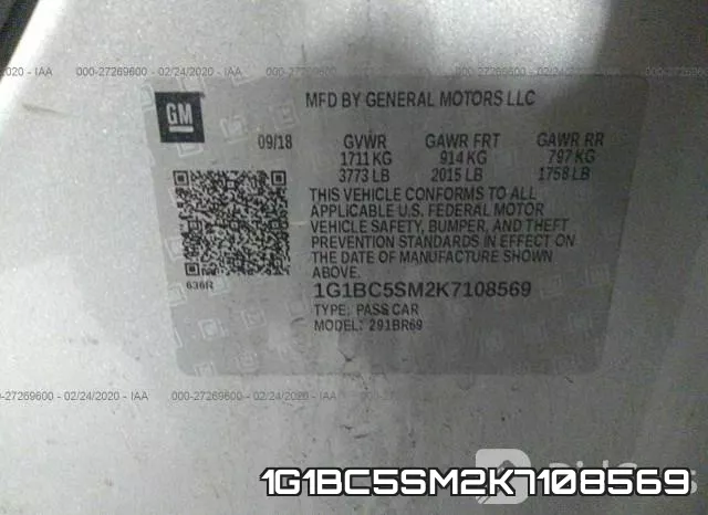 1G1BC5SM2K7108569 фото 10