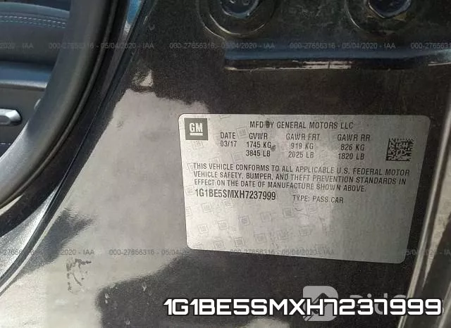 1G1BE5SMXH7237999 фото 10