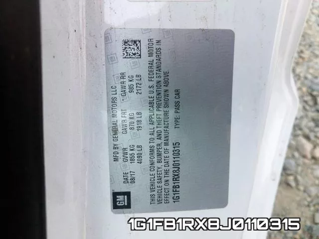 1G1FB1RX8J0110315 фото 2