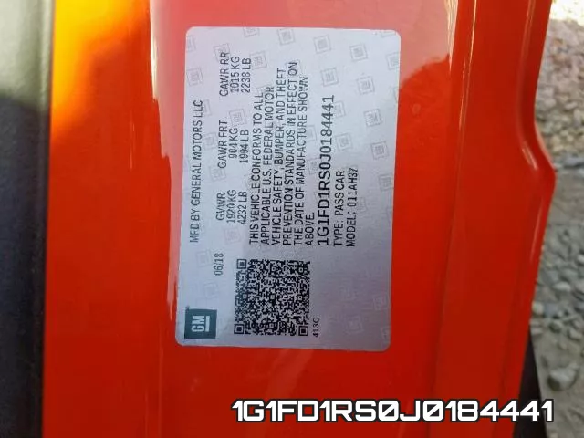 1G1FD1RS0J0184441 фото 2