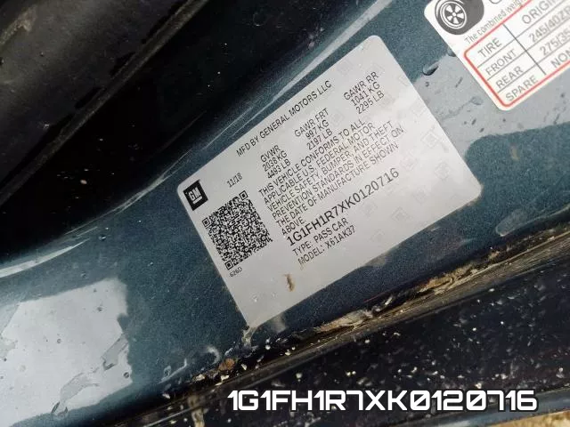 1G1FH1R7XK0120716 фото 2