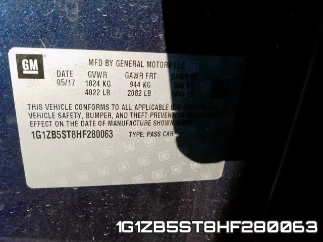 1G1ZB5ST8HF280063 фото 2