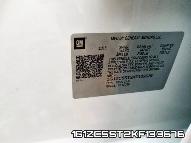 1G1ZC5ST2KF133676 фото 2
