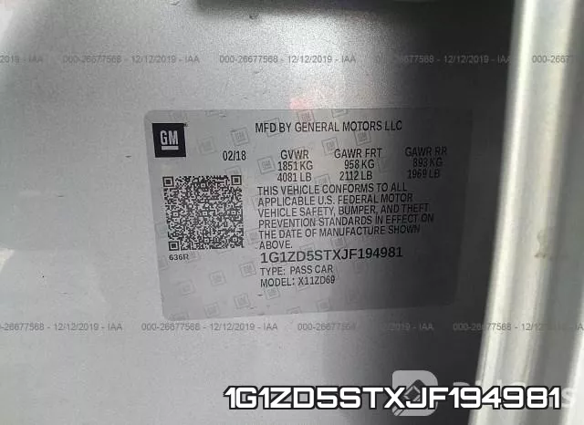 1G1ZD5STXJF194981 фото 10