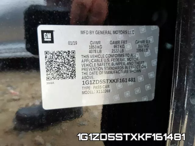 1G1ZD5STXKF161481 фото 2