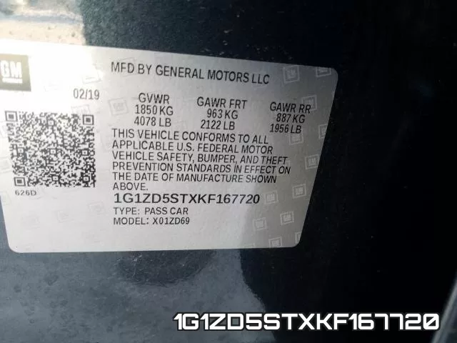 1G1ZD5STXKF167720 фото 2