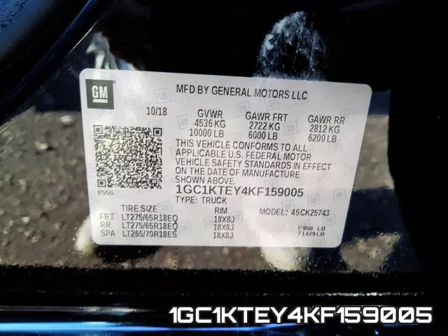 1GC1KTEY4KF159005 фото 2