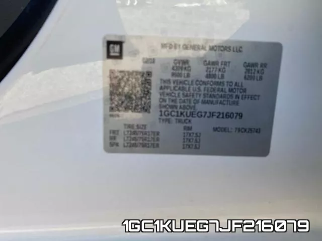 1GC1KUEG7JF216079 фото 2