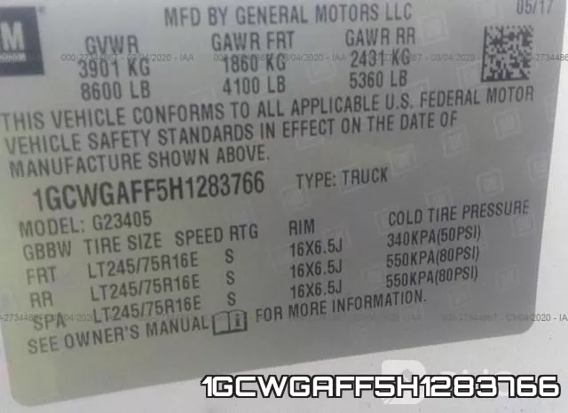 1GCWGAFF5H1283766 фото 10