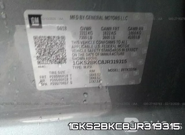 1GKS2BKC8JR319315 фото 10