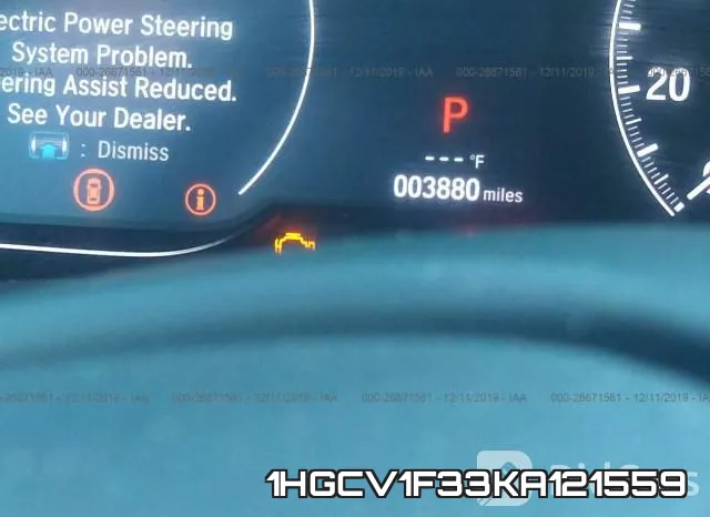 1HGCV1F33KA121559 фото 8