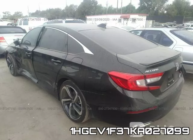 1HGCV1F37KA027099 фото 4