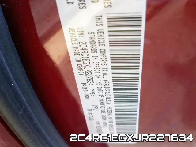 2C4RC1EGXJR227634 фото 2