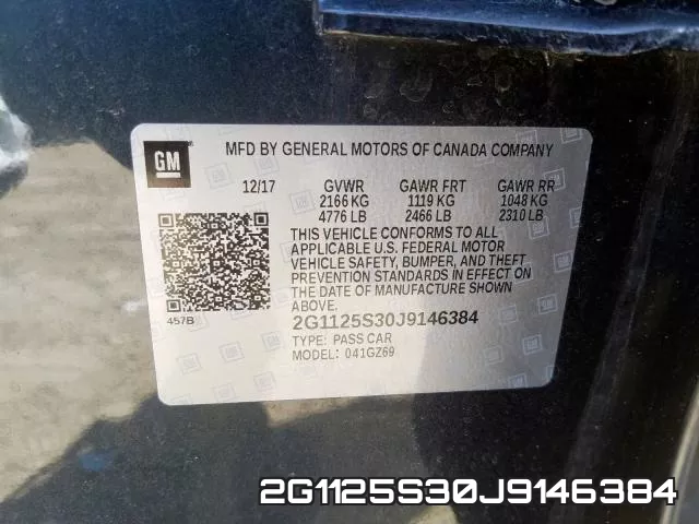 2G1125S30J9146384 фото 2