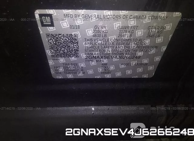 2GNAXSEV4J6266248 фото 10