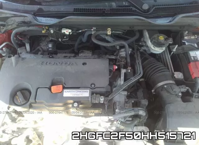 2HGFC2F50HH515721 фото 2