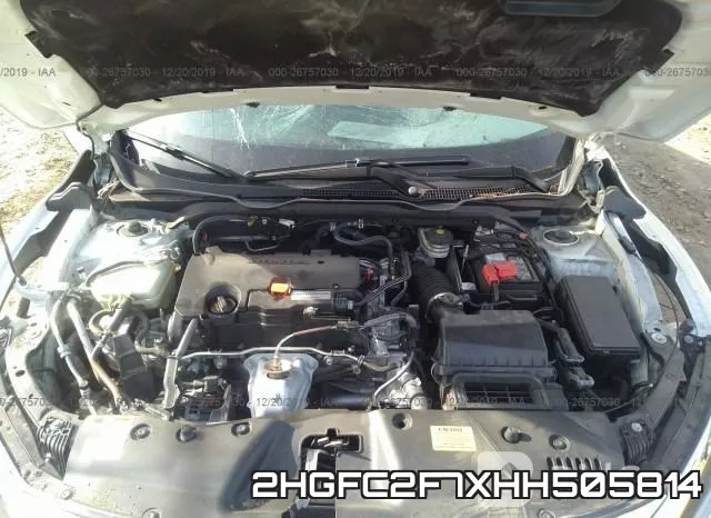 2HGFC2F7XHH505814 фото 2