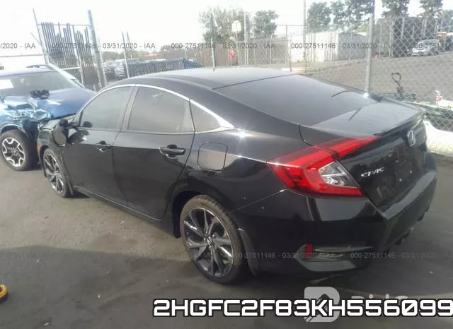 2HGFC2F83KH556099 фото 4