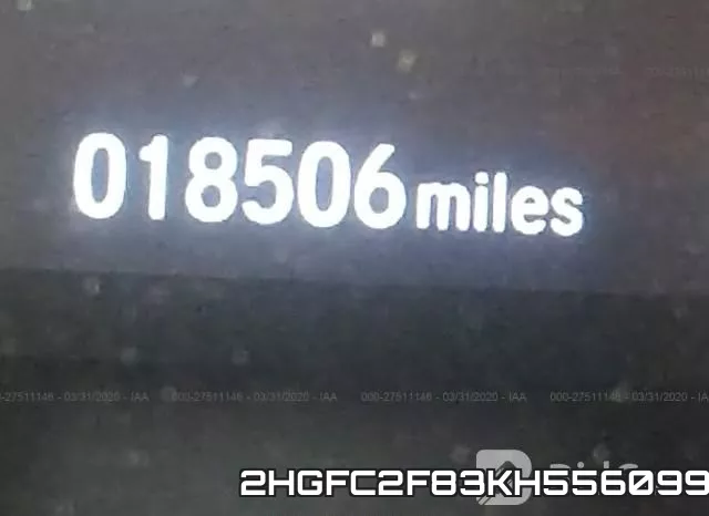 2HGFC2F83KH556099 фото 8