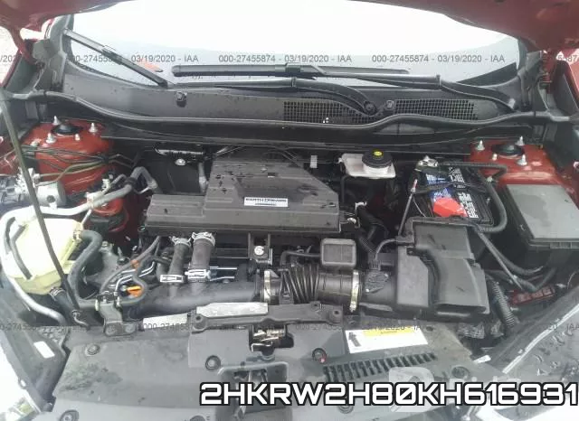 2HKRW2H80KH616931 фото 2