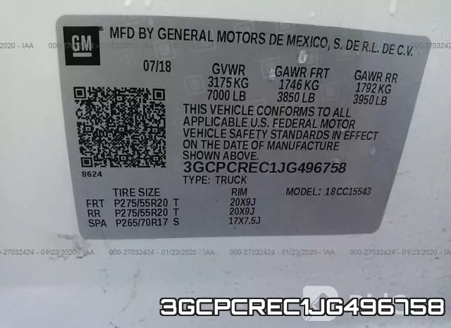 3GCPCREC1JG496758 фото 10