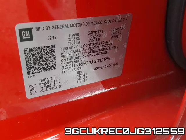 3GCUKREC0JG312559 фото 2