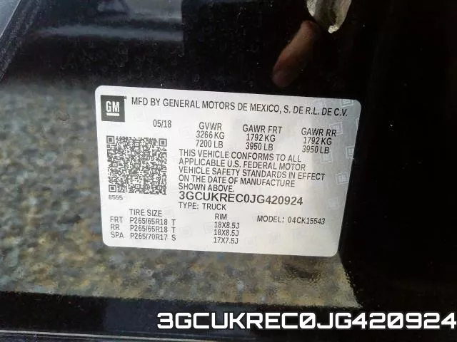 3GCUKREC0JG420924 фото 2