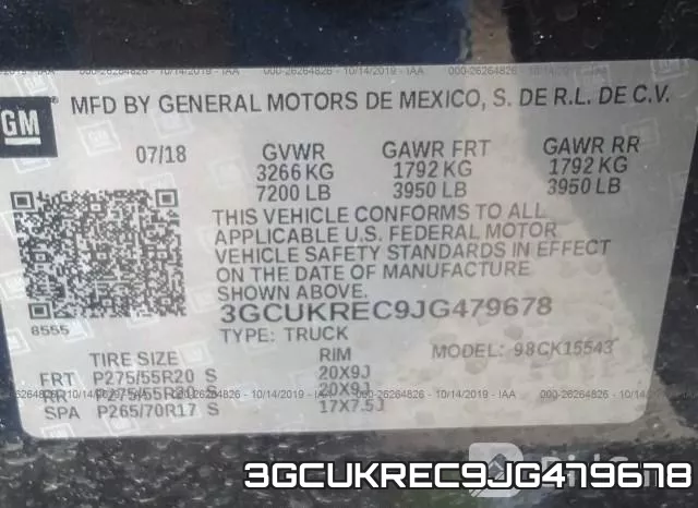 3GCUKREC9JG479678 фото 10