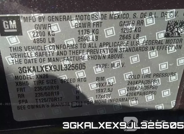 3GKALXEX9JL325605 фото 10