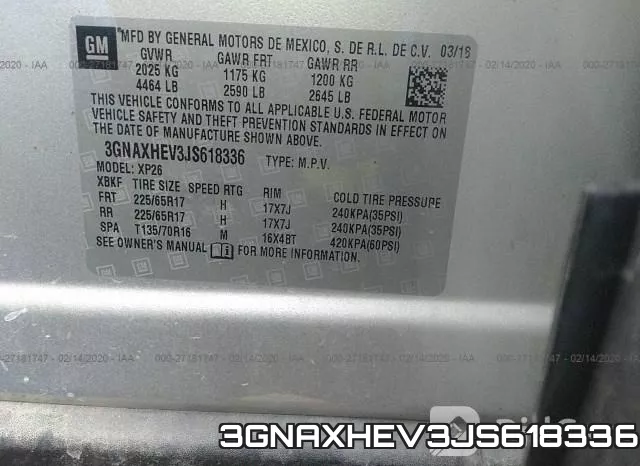 3GNAXHEV3JS618336 фото 10