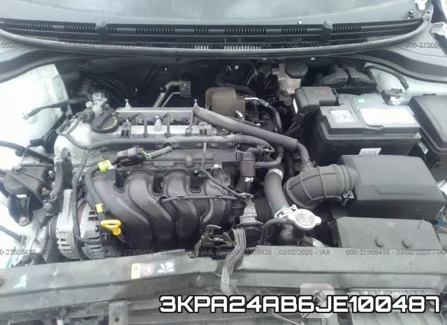 3KPA24AB6JE100487 фото 2