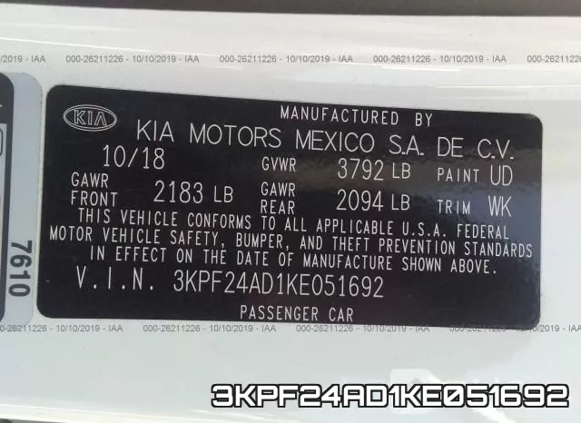 3KPF24AD1KE051692 фото 10