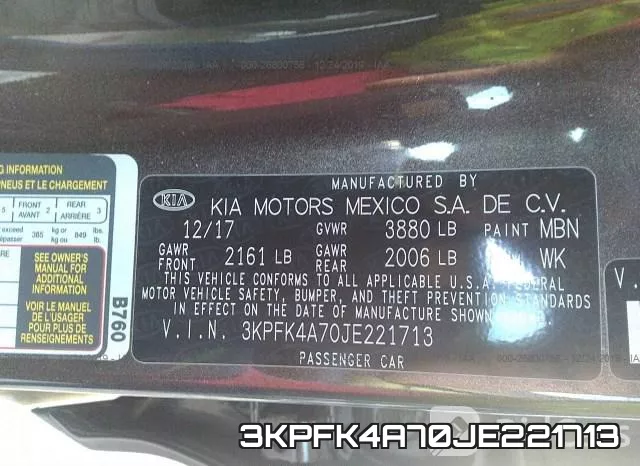 3KPFK4A70JE221713 фото 10
