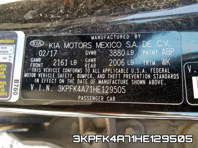 3KPFK4A71HE129505 фото 2