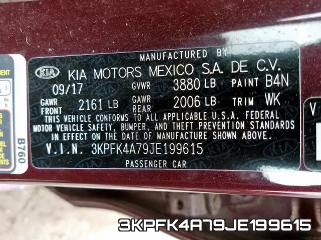 3KPFK4A79JE199615 фото 2