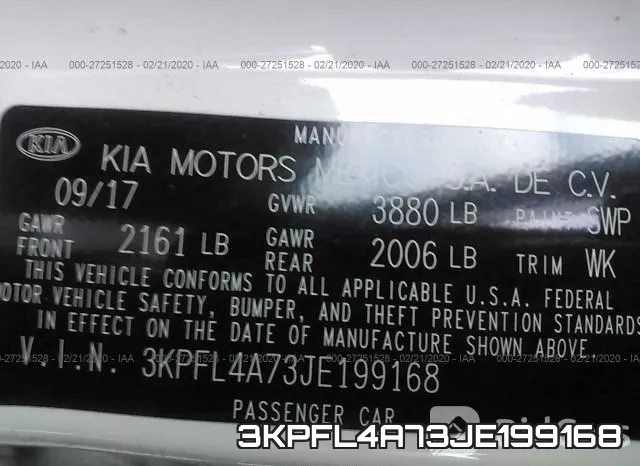 3KPFL4A73JE199168 фото 10
