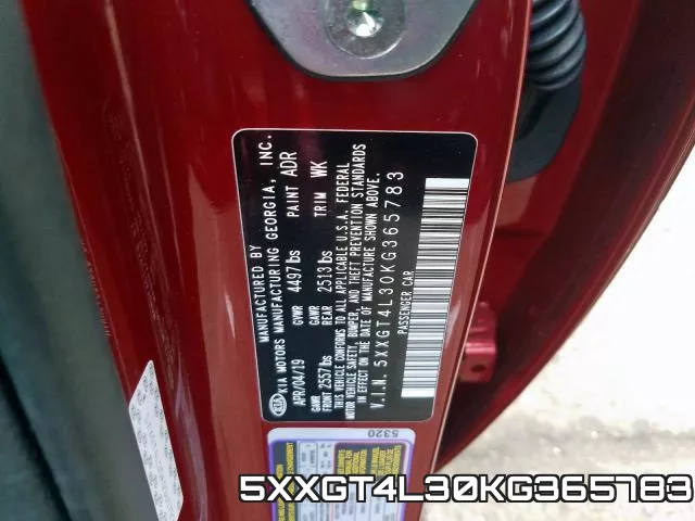 5XXGT4L30KG365783 фото 2