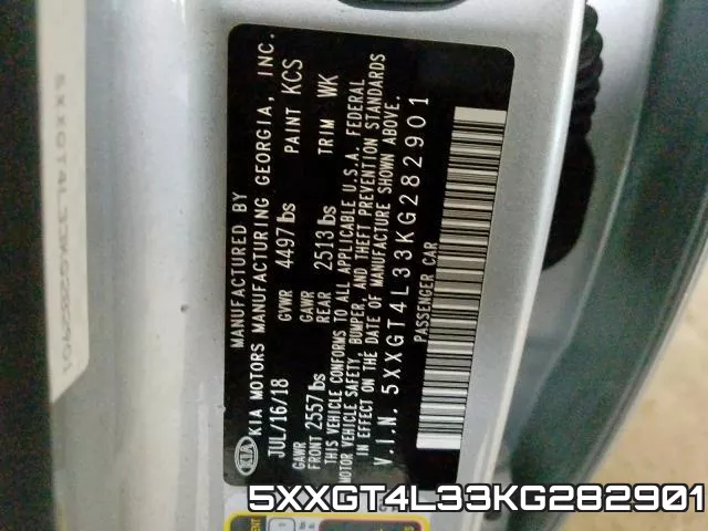 5XXGT4L33KG282901 фото 2