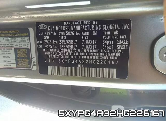 5XYPG4A32HG226167 фото 10